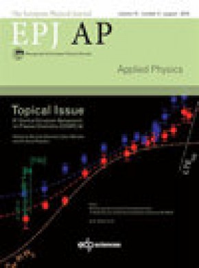 European Physical Journal-applied Physics杂志