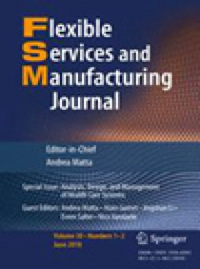 Flexible Services And Manufacturing Journal杂志