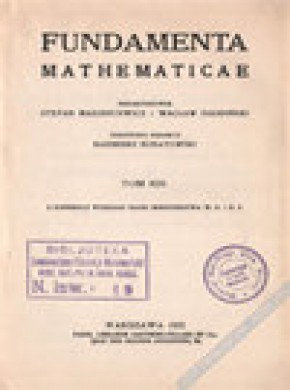 Fundamenta Mathematicae杂志