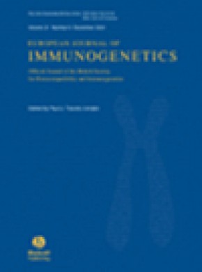 International Journal Of Immunogenetics杂志