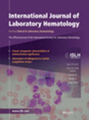 International Journal Of Laboratory Hematology杂志