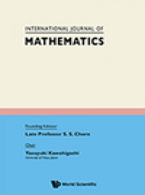 International Journal Of Mathematics杂志