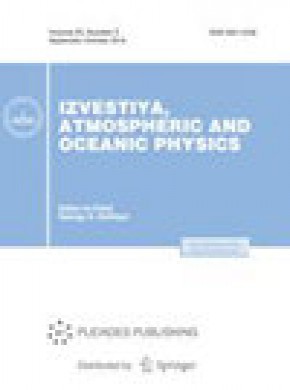 Izvestiya Atmospheric And Oceanic Physics杂志