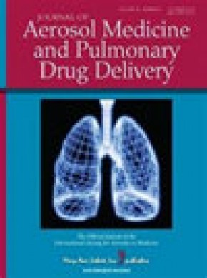 Journal Of Aerosol Medicine And Pulmonary Drug Delivery杂志