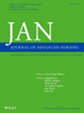 Journal Of Advanced Nursing杂志