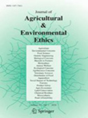 Journal Of Agricultural & Environmental Ethics