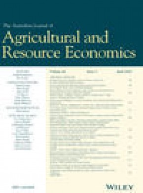 Journal Of Agricultural And Resource Economics