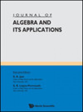 Journal Of Algebra And Its Applications杂志