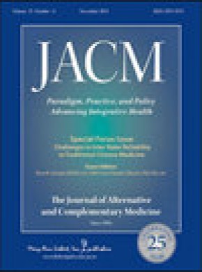 Journal Of Alternative And Complementary Medicine杂志