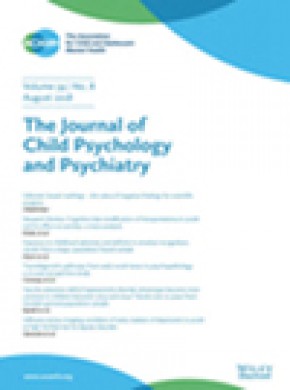 Journal Of Child Psychology And Psychiatry杂志