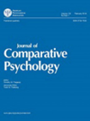 Journal Of Comparative Psychology杂志