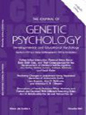 Journal Of Genetic Psychology杂志