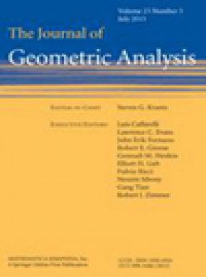 Journal Of Geometric Analysis杂志