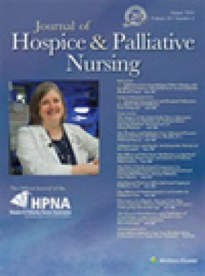 Journal Of Hospice & Palliative Nursing杂志