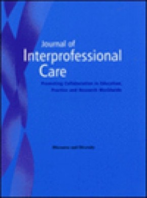 Journal Of Interprofessional Care杂志