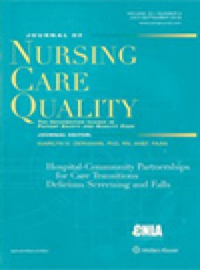 Journal Of Nursing Care Quality杂志