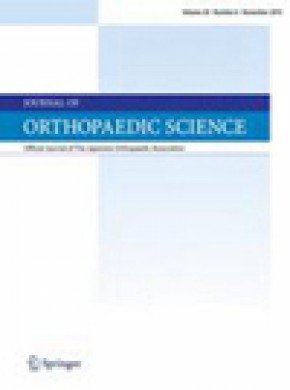 Journal Of Orthopaedic Science杂志