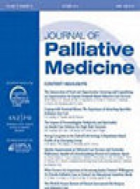 Journal Of Palliative Medicine杂志