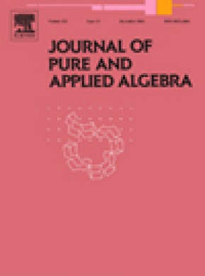 Journal Of Pure And Applied Algebra杂志