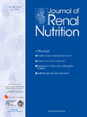 Journal Of Renal Nutrition杂志