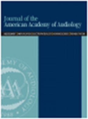 Journal Of The American Academy Of Audiology