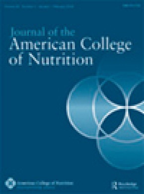 Journal Of The American College Of Nutrition杂志