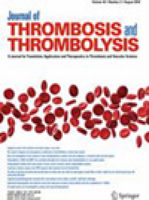 Journal Of Thrombosis And Thrombolysis杂志