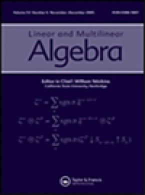 Linear & Multilinear Algebra杂志