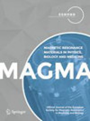 Magnetic Resonance Materials In Physics Biology And Medicine杂志