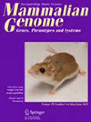 Mammalian Genome杂志