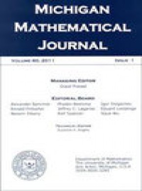 Michigan Mathematical Journal杂志