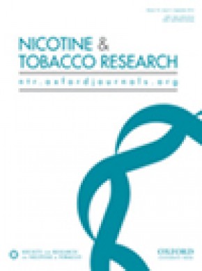 Nicotine & Tobacco Research杂志