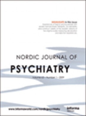 Nordic Journal Of Psychiatry-NORD J PSYCHIAT-学术之家