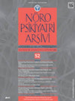 Noropsikiyatri Arsivi-archives Of Neuropsychiatry