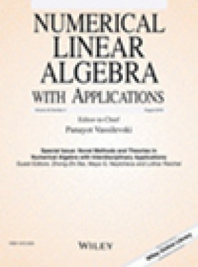 Numerical Linear Algebra With Applications杂志