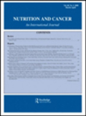 Nutrition And Cancer-an International Journal杂志