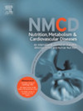 Nutrition Metabolism And Cardiovascular Diseases杂志