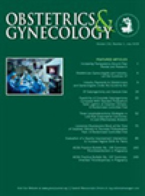 Obstetrics And Gynecology杂志