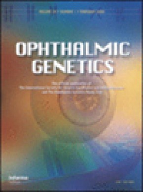 Ophthalmic Genetics杂志