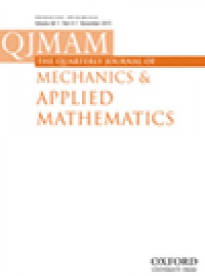 Quarterly Journal Of Mechanics And Applied Mathematics杂志