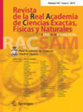 Revista De La Real Academia De Ciencias Exactas Fiscas Y Naturales意甲