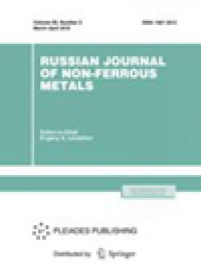 Russian Journal Of Non-ferrous Metals杂志