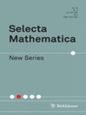 Selecta Mathematica-new Series杂志