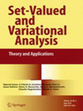 Set-valued And Variational Analysis杂志