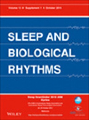 Sleep And Biological Rhythms杂志