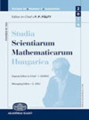 Studia Scientiarum Mathematicarum Hungarica杂志