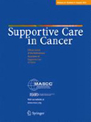 Supportive Care In Cancer杂志