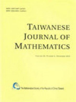 Taiwanese Journal Of Mathematics杂志