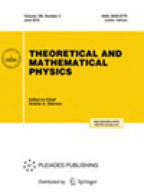 Theoretical And Mathematical Physics杂志