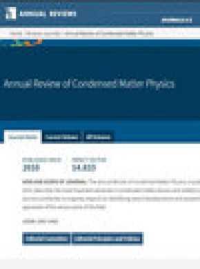 Annual Review Of Condensed Matter Physics杂志